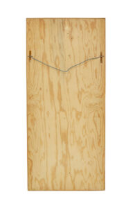 Mid Century Scandinavian Portrait Beech Framed Mirror — thumbnail 2