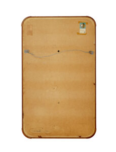 Swedish Mid Century Shaped and Etched Mirror by Glas & Tra — thumbnail 6