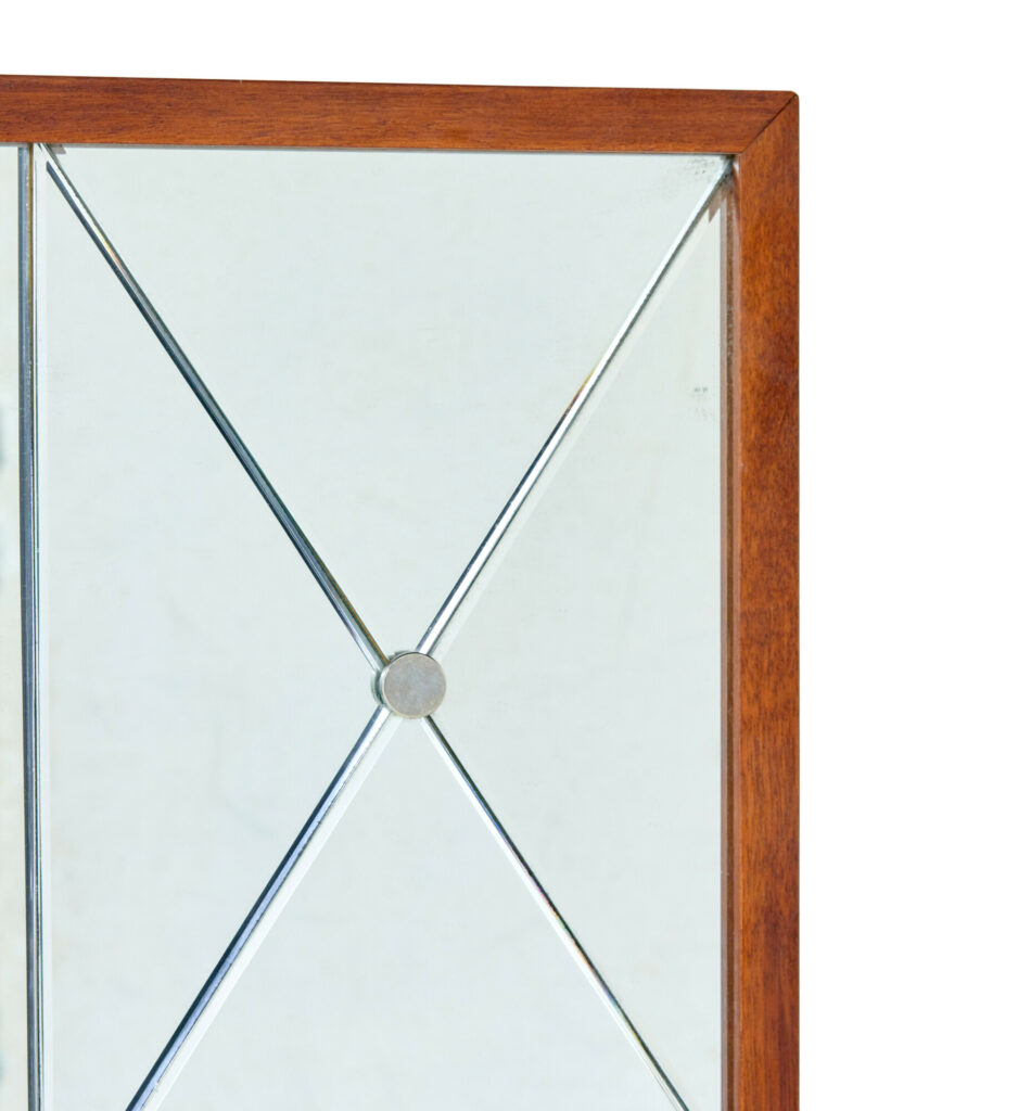 Large Mid Century Harlequin Wall Mirror by G&T — image 3