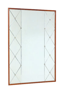 Large Mid Century Harlequin Wall Mirror by G&T — thumbnail 2