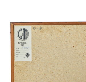 Large Mid Century Harlequin Wall Mirror by G&T — thumbnail 6