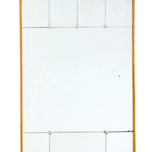 MID CENTURY SWEDISH SEGMENTED MIRROR IN BEECH FRAME