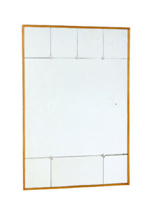 Mid Century Swedish Segmented Mirror in Beech Frame — thumbnail 6