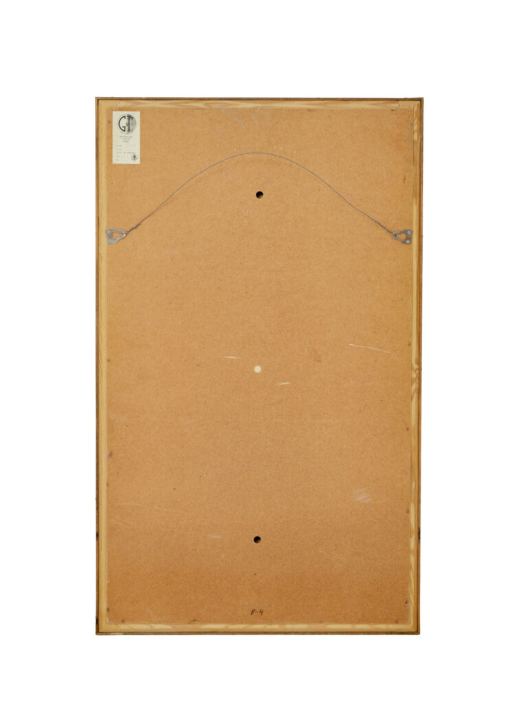 Swedish Oak Framed Harlequin Mirror by Glas & Tra — image 6