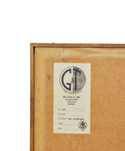 Swedish Oak Framed Harlequin Mirror by Glas & Tra — thumbnail 5