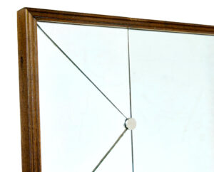 Large Scandinavian Mid Century Modern Harlequin Mirror — thumbnail 4