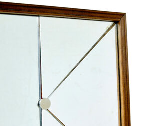 Large Scandinavian Mid Century Modern Harlequin Mirror — thumbnail 3