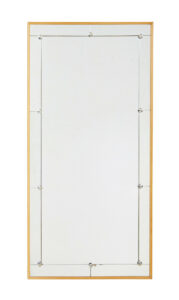 Mid Century Swedish Mirror with Segmented Border — thumbnail 7