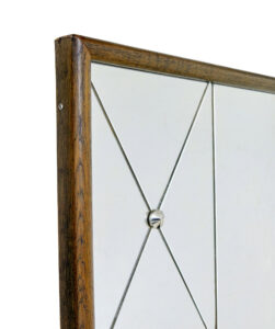 Large Swedish Made Mid Century Segmented Wall Mirror — thumbnail 4