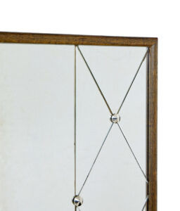 Large Swedish Made Mid Century Segmented Wall Mirror — thumbnail 3