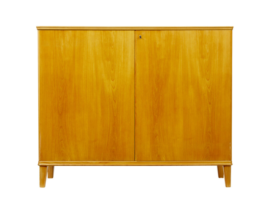 Mid Century Swedish Elm Sideboard by Smf Bodafors — image 10